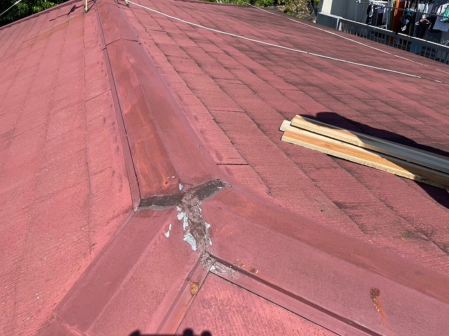 西宮市　経年劣化棟板金